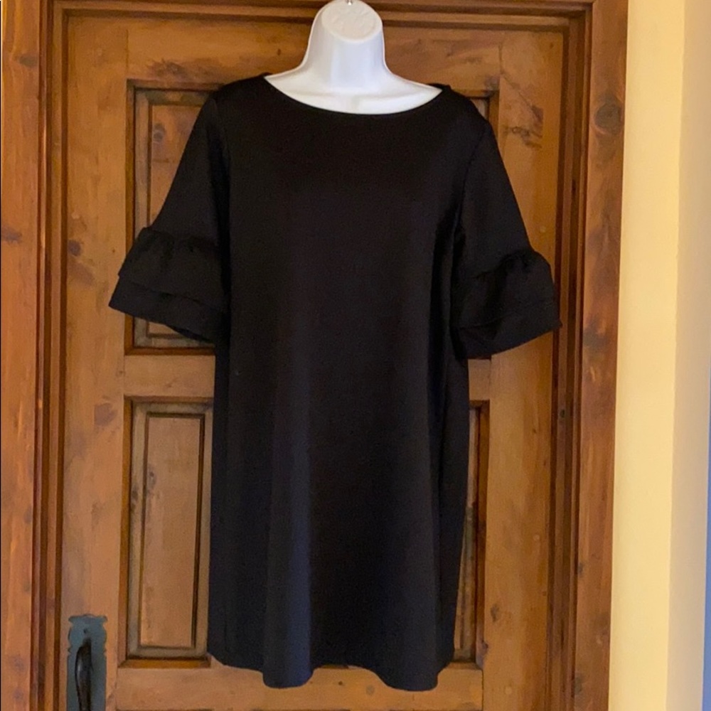Halogen brand black ponte dress